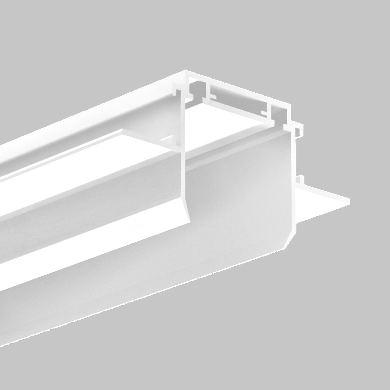 Магнитный шинопровод встраиваемый под ГКЛ 13мм трековой системы UT25 48В, 3м, Белый IL.0007.5003-WH