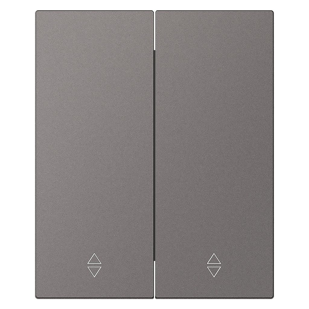 Выключатель проходной 2-клавишный модульный 10А графит «Альтаир» (SBE-m11g-10-SW22-0)