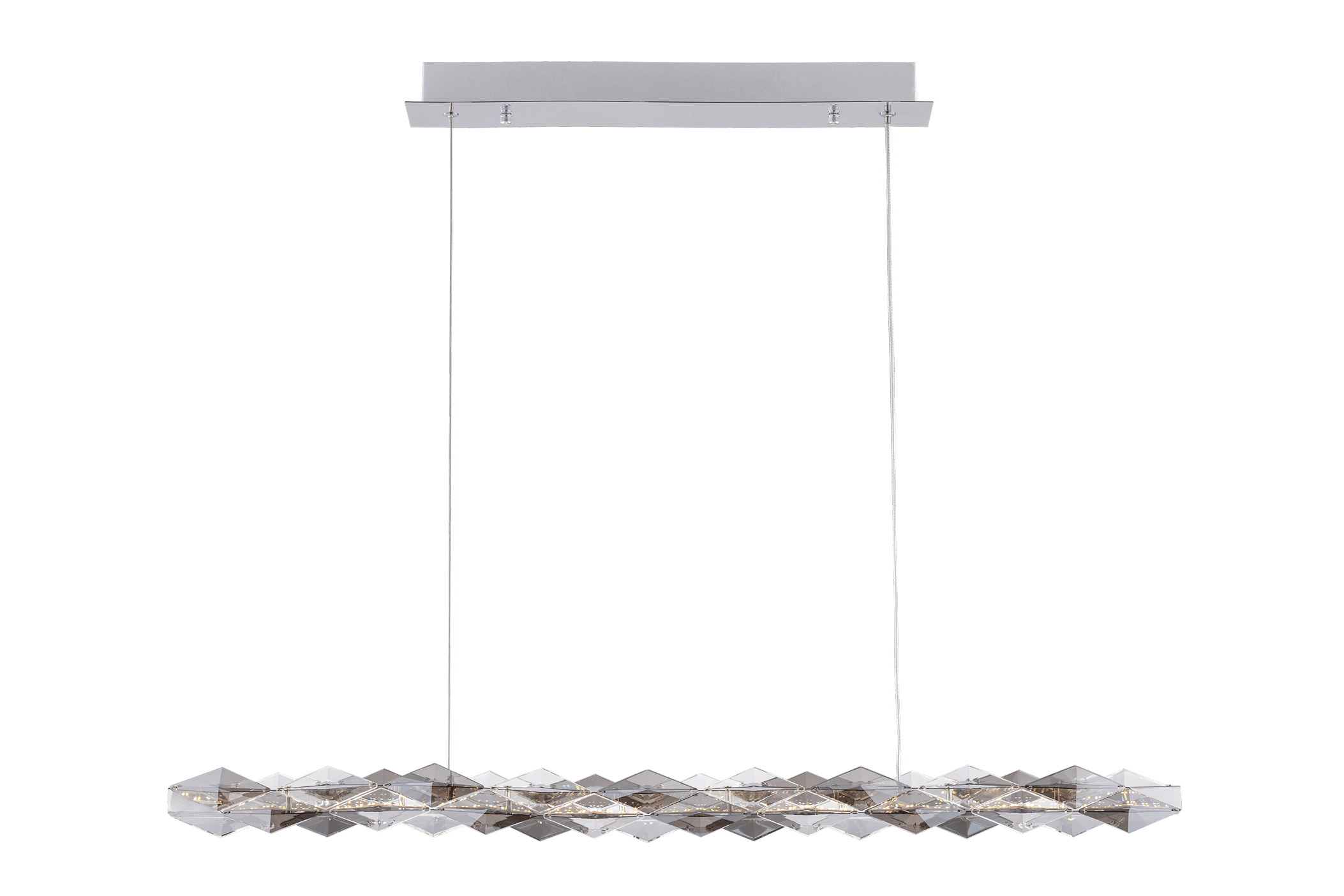 7278-1L CHROME+FINISH+CLEAR/SMOKY CRISTALL (1) Люстра NW