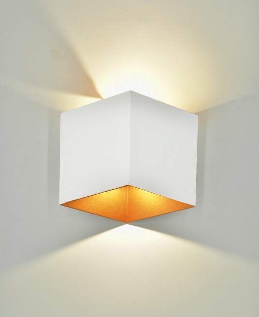 Х-B20941 WT+GD LED 2*5W 4000K (10) светильник настенный
