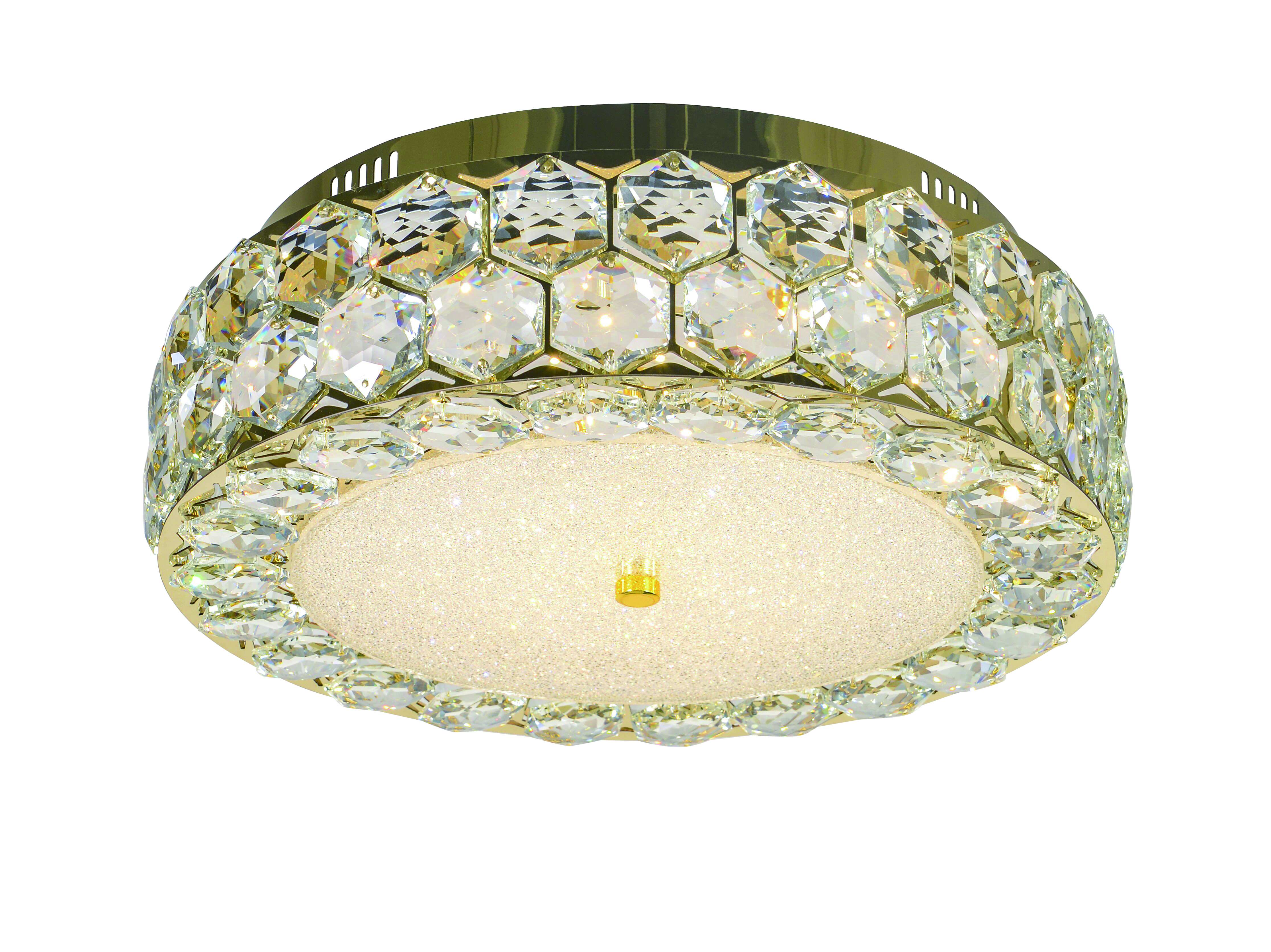 6076E/72W GOLD+CLEAR (1) Люстра NW