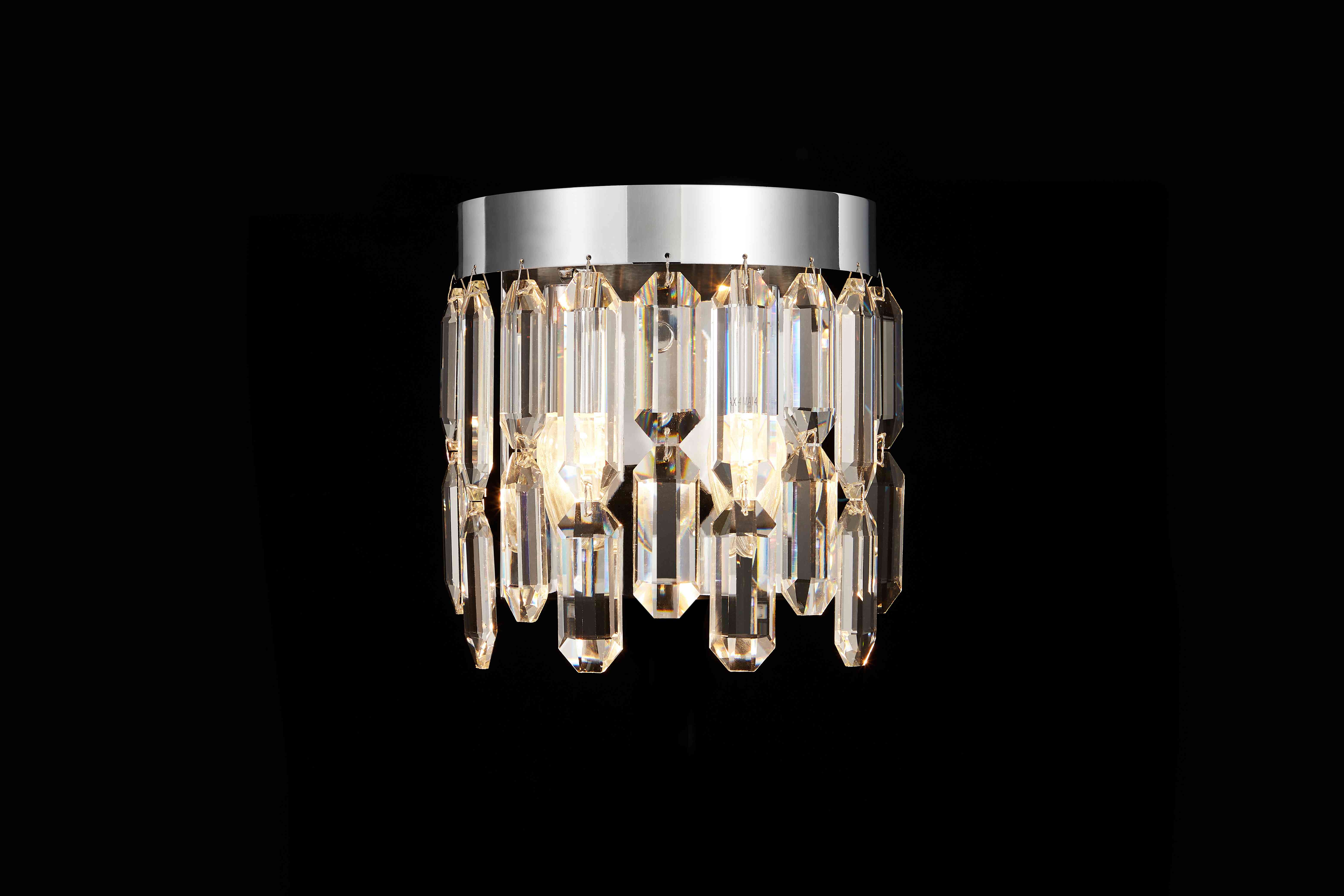 F6-ф220*H220 CHROME (1) Настенный светильник (NW) #