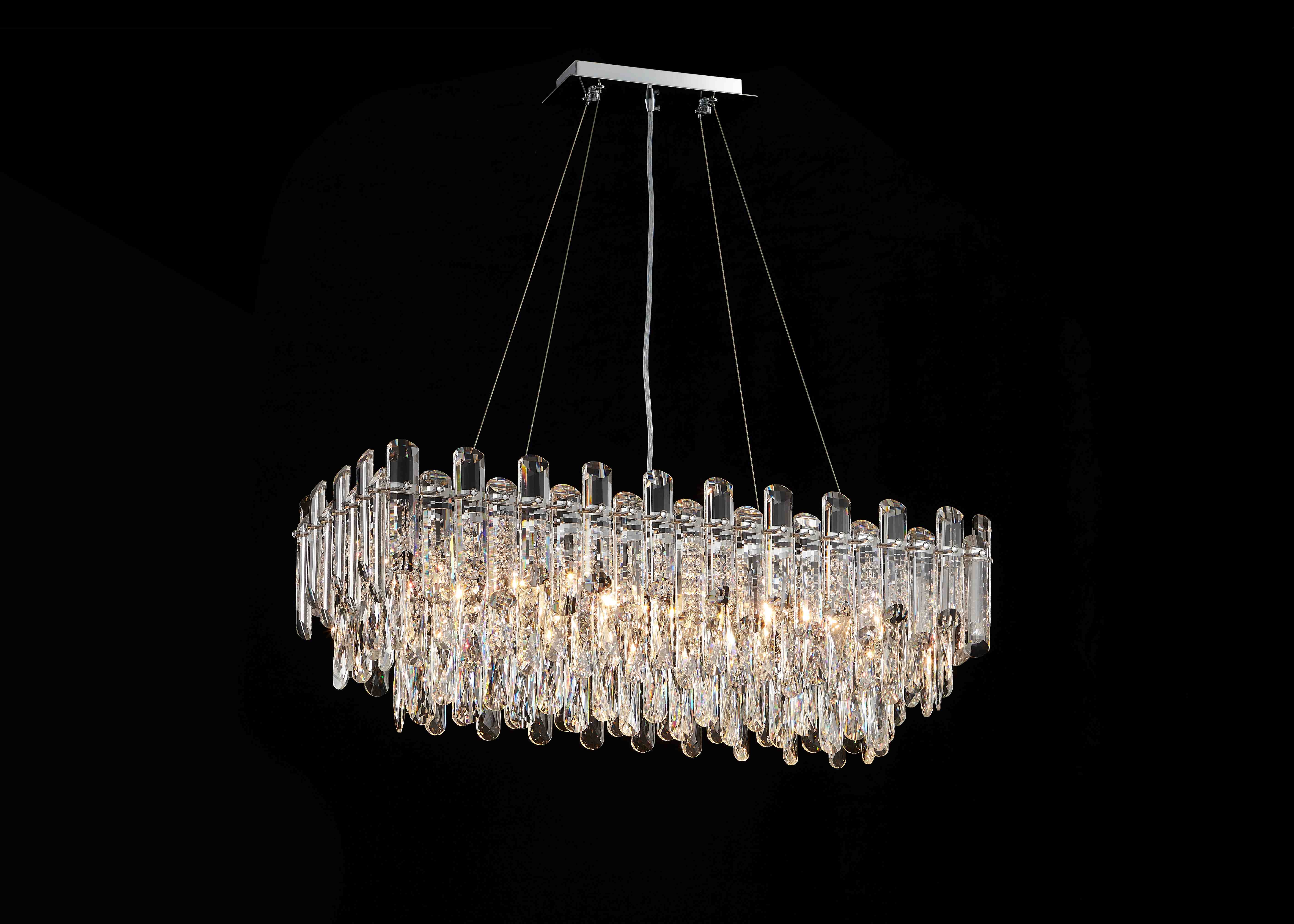 NW076-L800*W300*H290 RECTANGLE CHROME (1) Люстра NW #