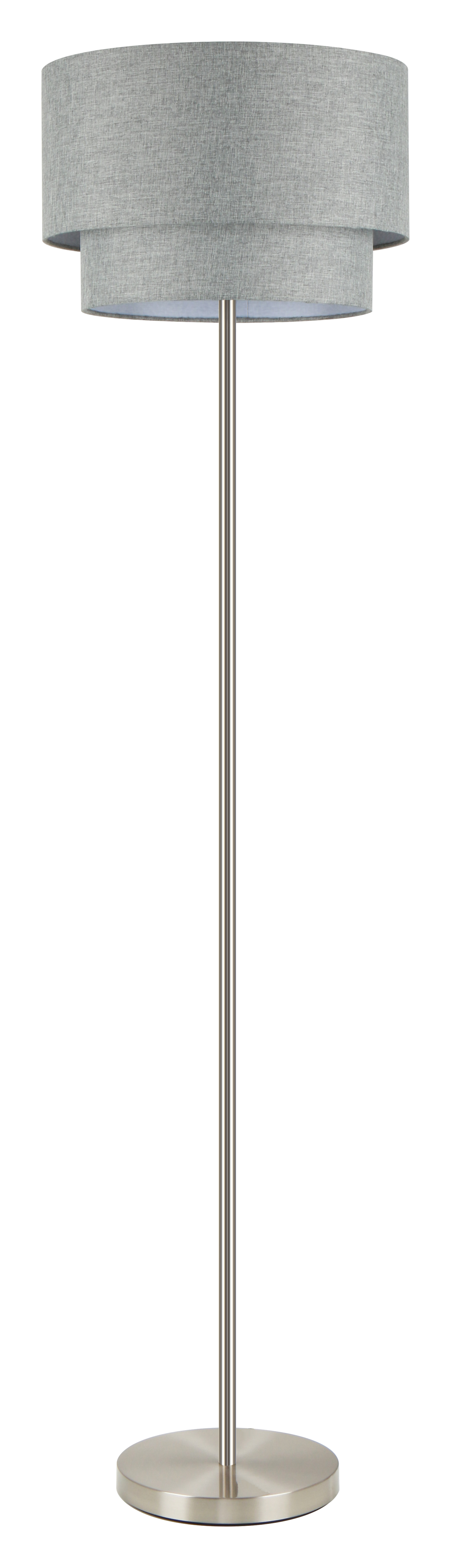 4083AFL SATIN NICKEL+GREY (1) Торшер NW