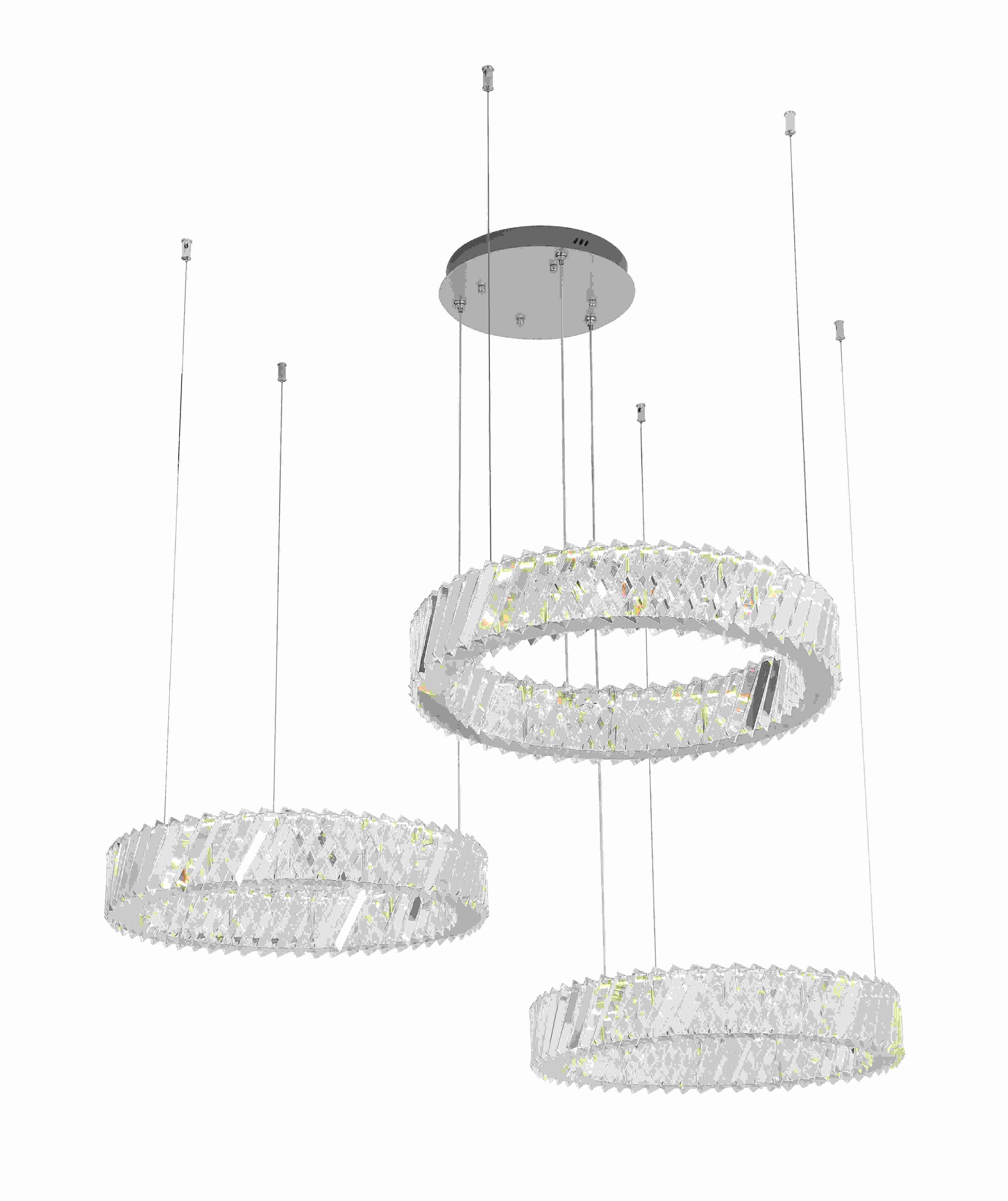 105PLSK/D500+500+500BC SAND NICKEL (1) Люстра NW #