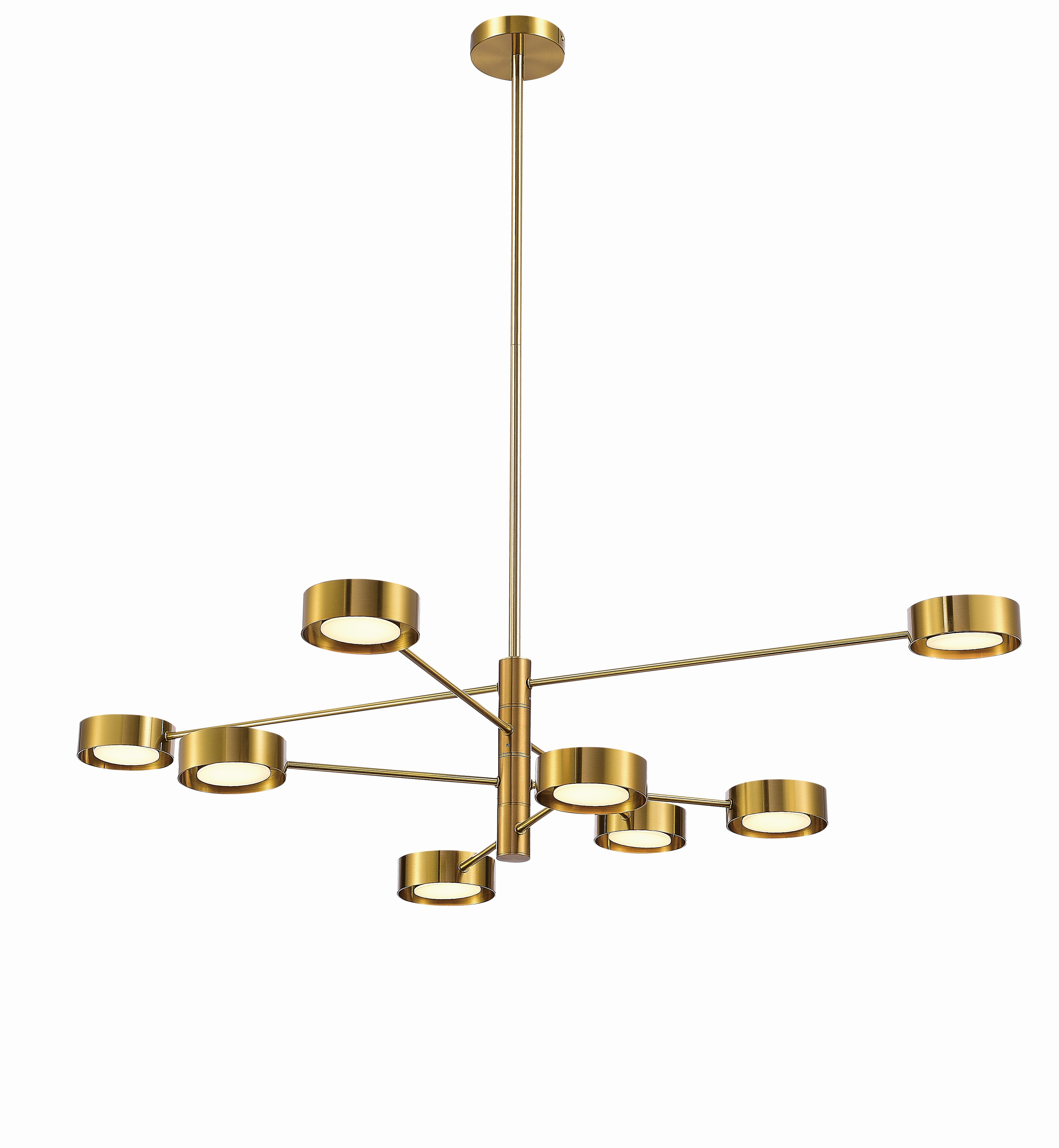 2123-DW-8 BRASS (1) Люстра (NW) #
