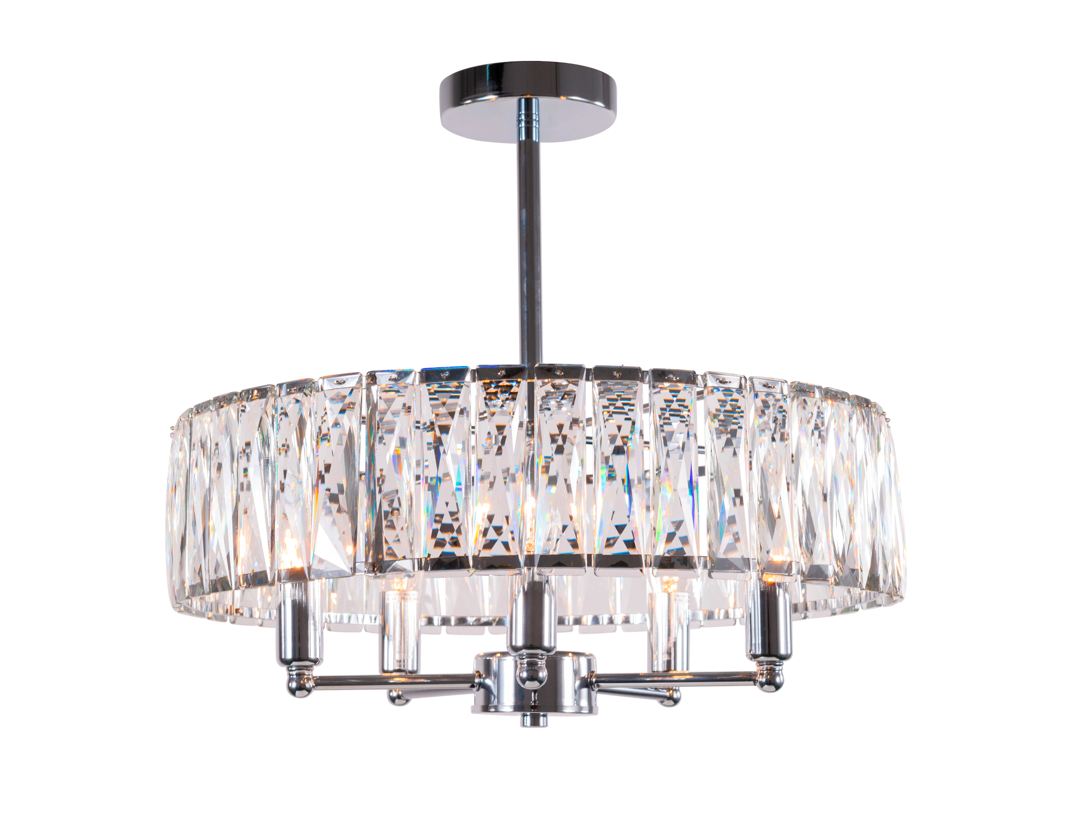 2432R/5A CHR+CL (1) Люстра NW #