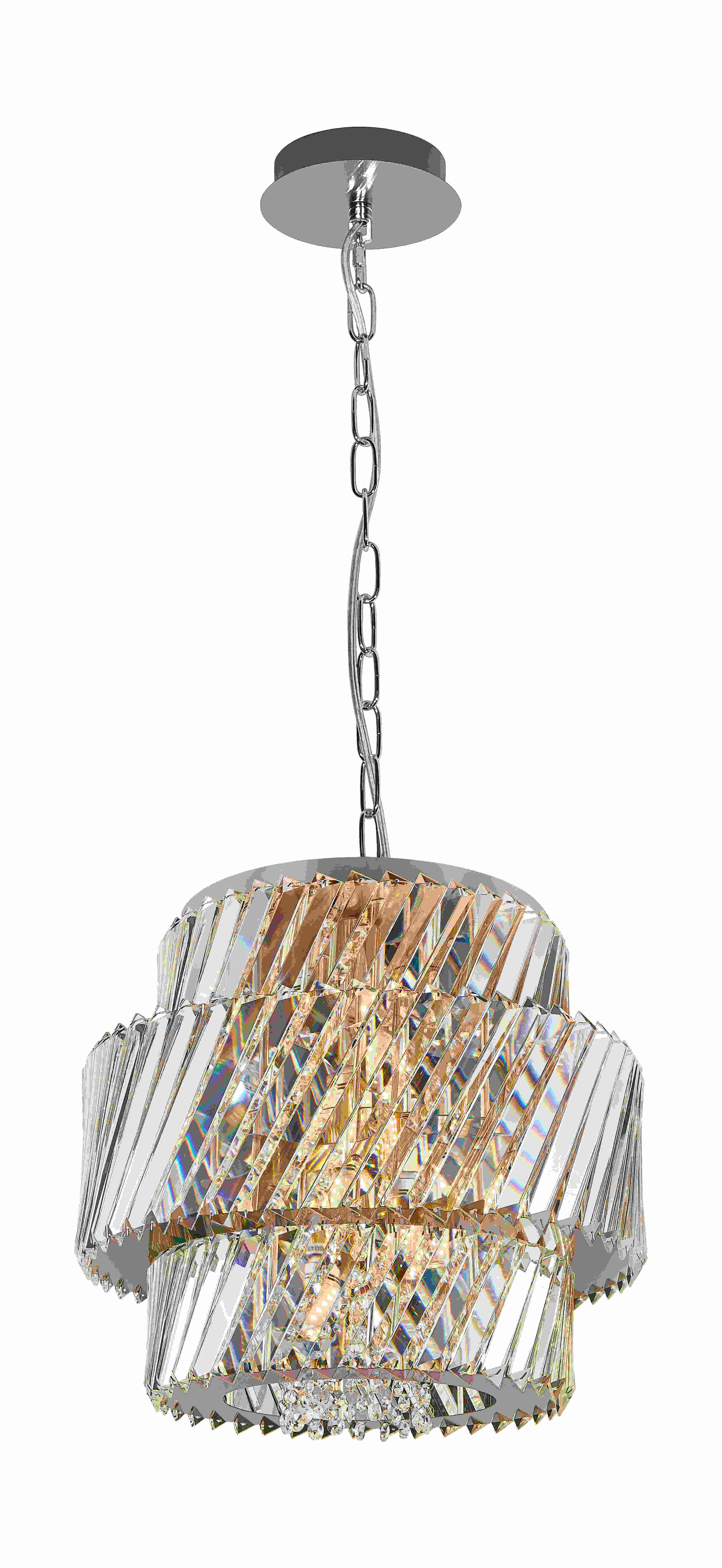 098PLSK/12CH CHROME (1) Люстра NW #