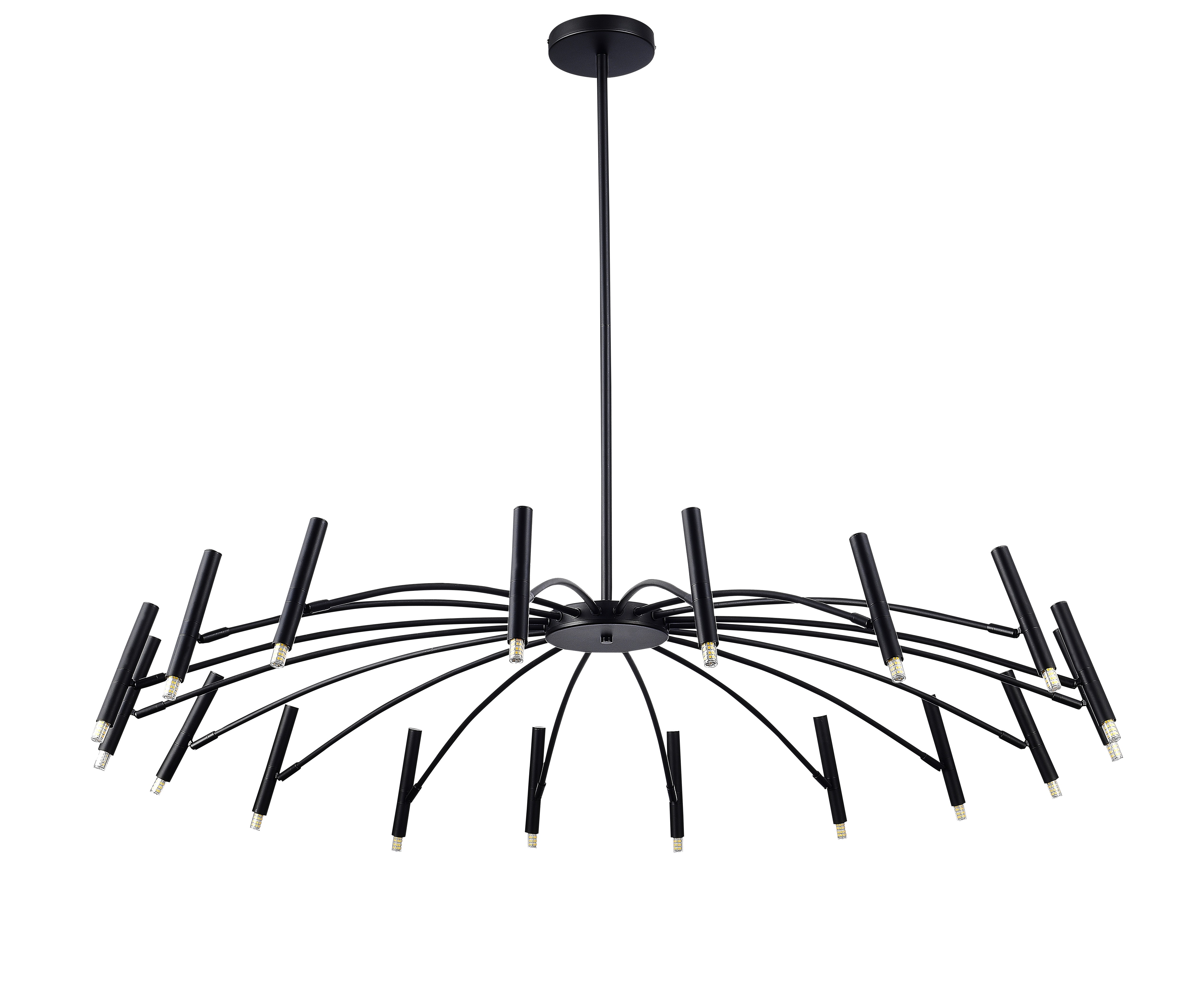 D2122-DW-18 BLACK (1) Люстра NW