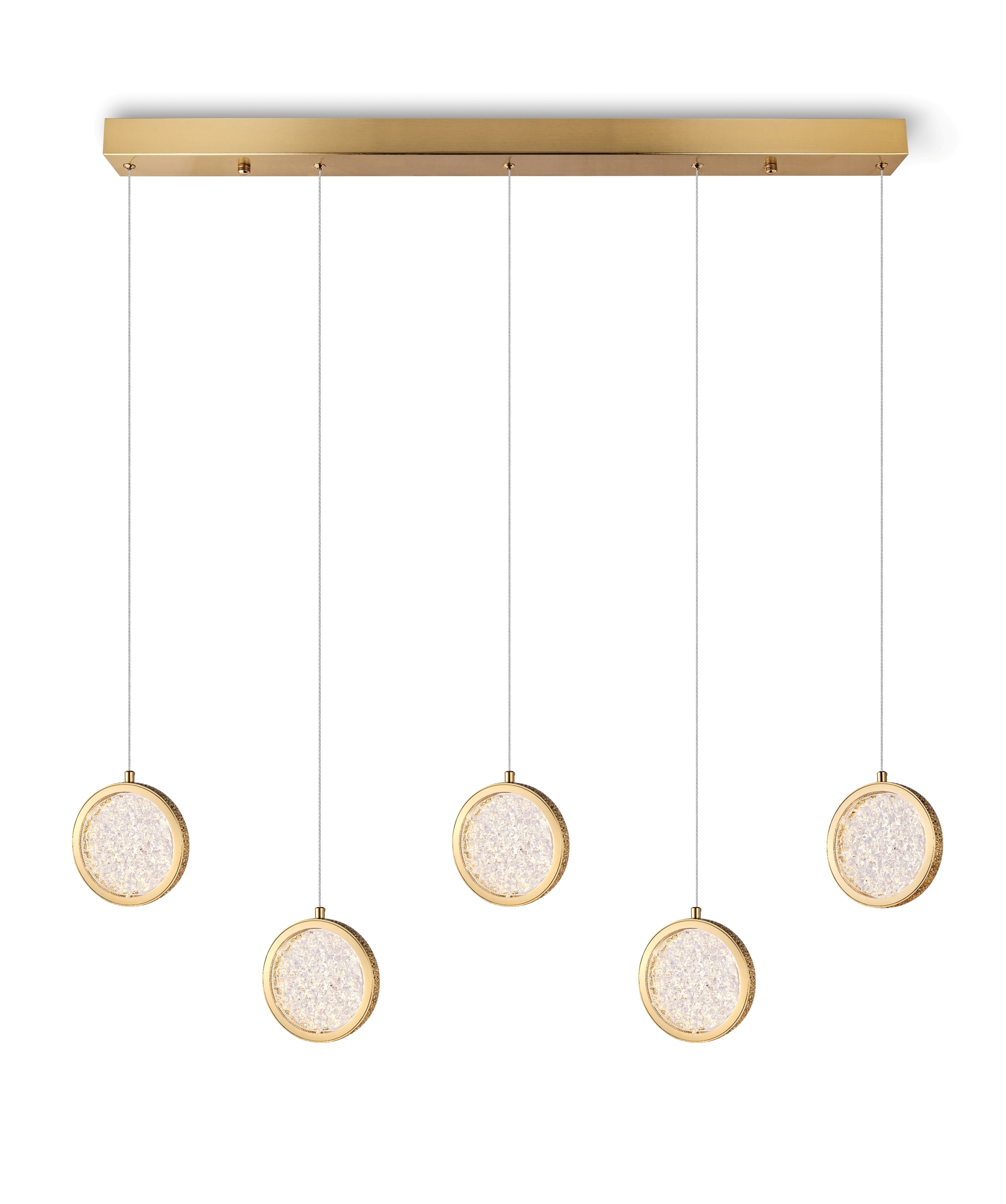 D2061-DW-L5 BRASS (1) Люстра NW