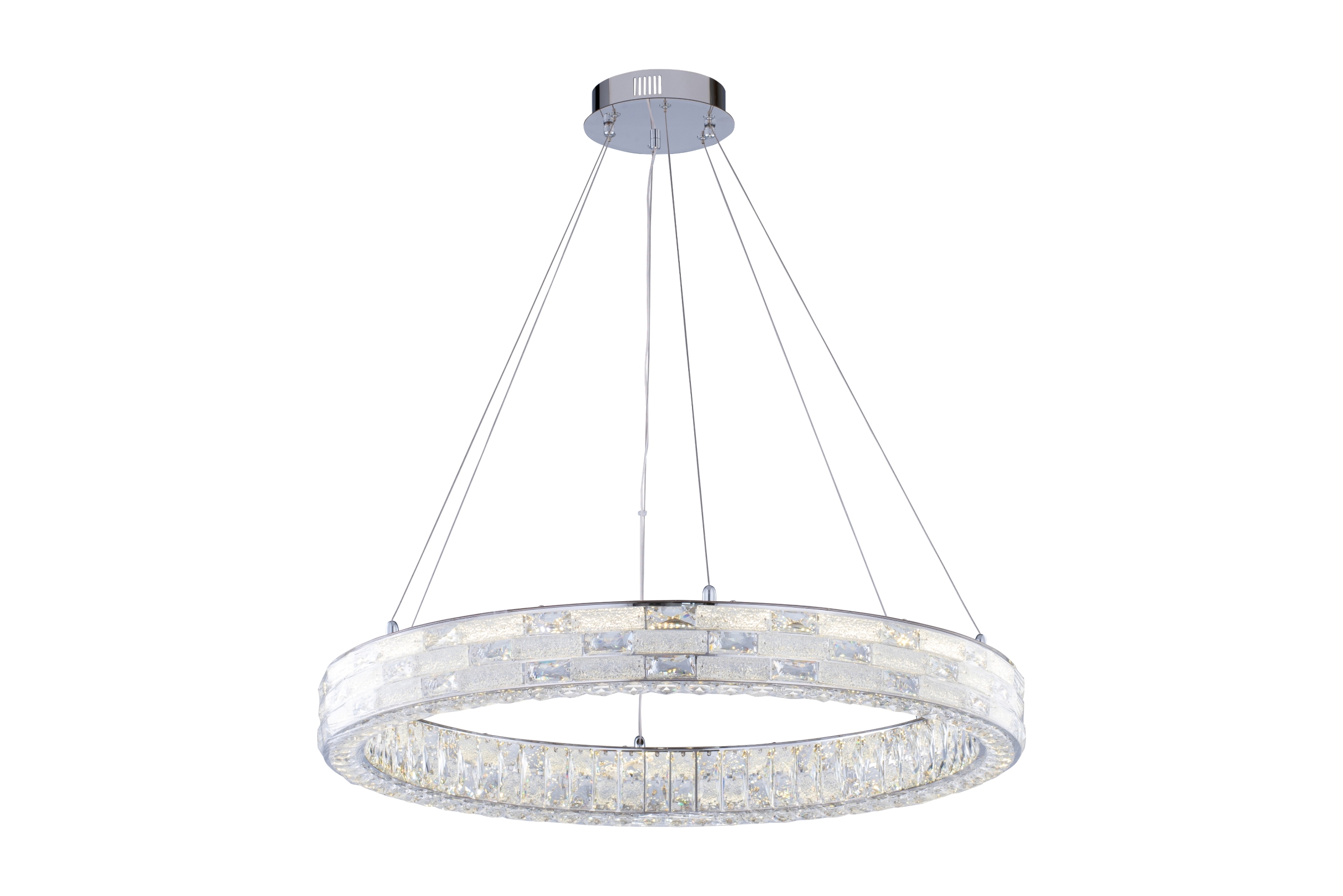 6014R/80W CHROME+CLEAR (1) Люстра NW