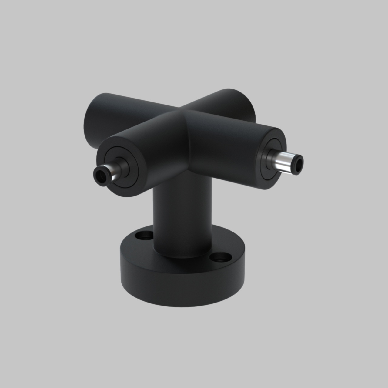 X - соединитель настенно-потолочный монтаж 24В, осветительной системы THIN and SMART, Черный IL.0060.4010-BK