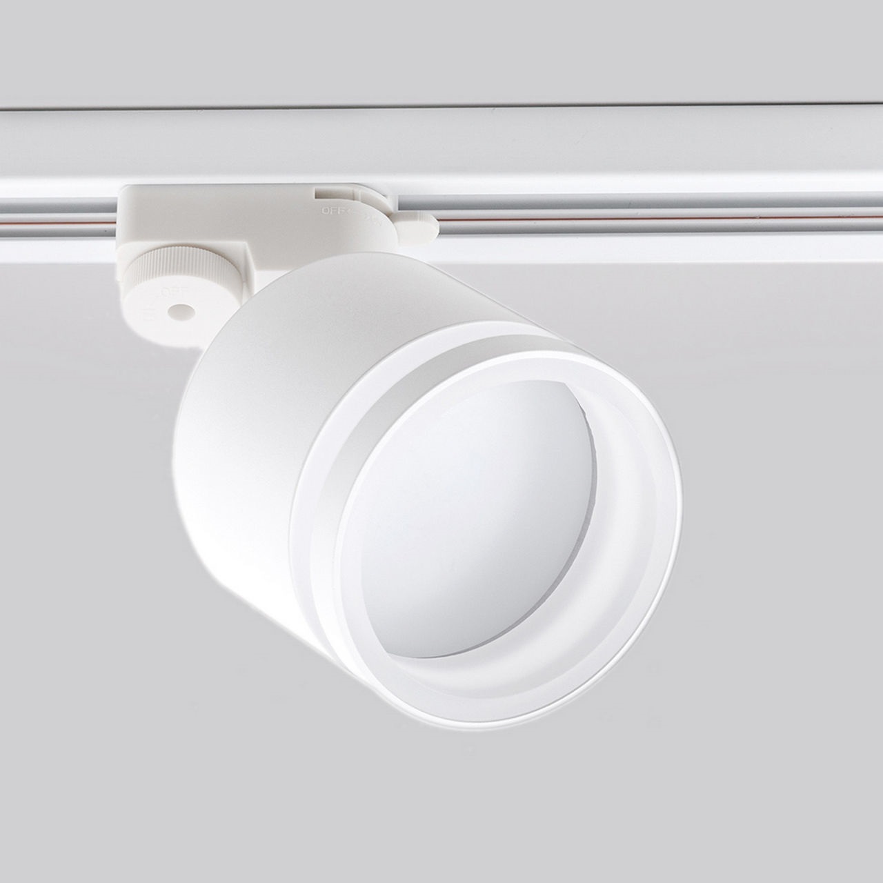 Светильник спот GX53 для трековой системы 1 фазный трек 220В, макс 12Вт, Белый IL.0010.0011 WH