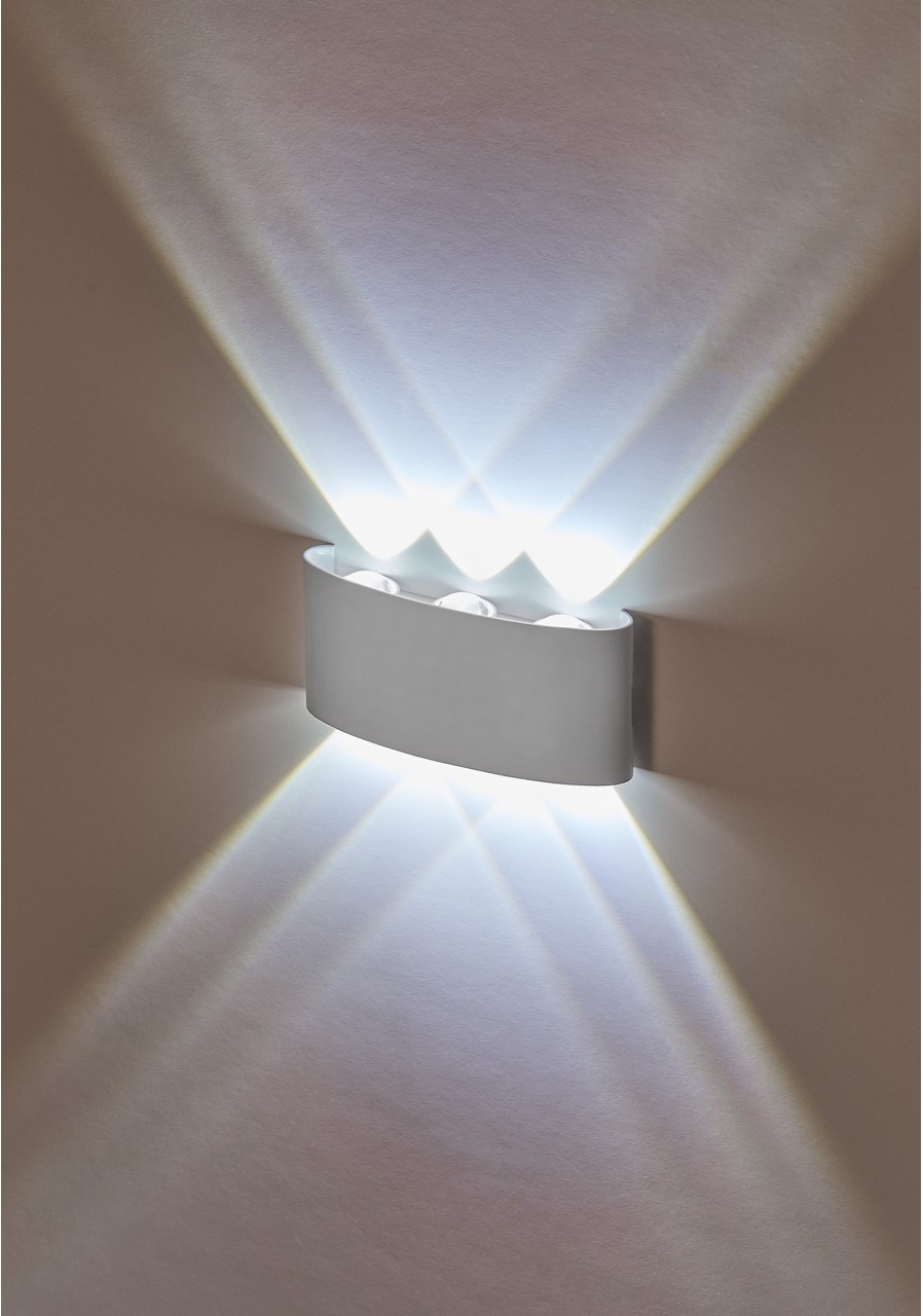 Светильник настенный LED 6x1W 4200K Белый 220V IP54 IL.0014.0001-6 WH