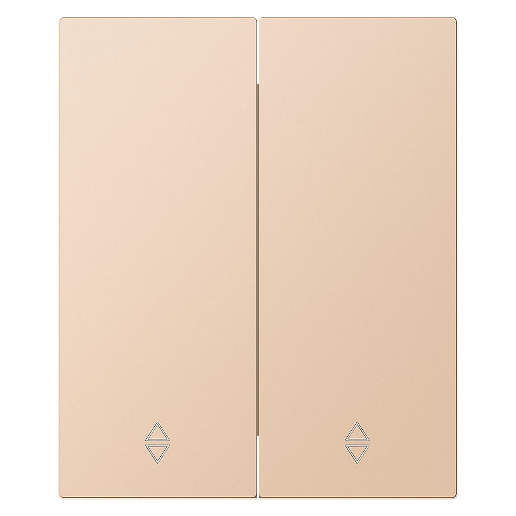 Выключатель проходной 2-клавишный модульный 10А шампань акрил «Альтаир» (SBE-m11ia-10-SW22-0)