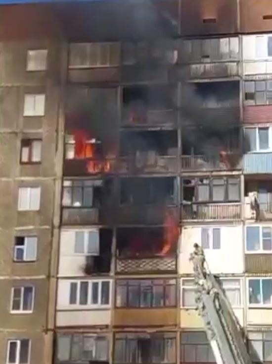 В Норильске загорелись несколько квартир