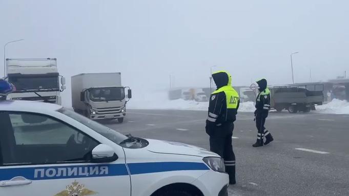 Кадр из видео Госавтоинспекции Алтайского края.