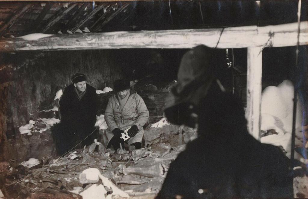 Археологи в Новосибирской области, историческое фото