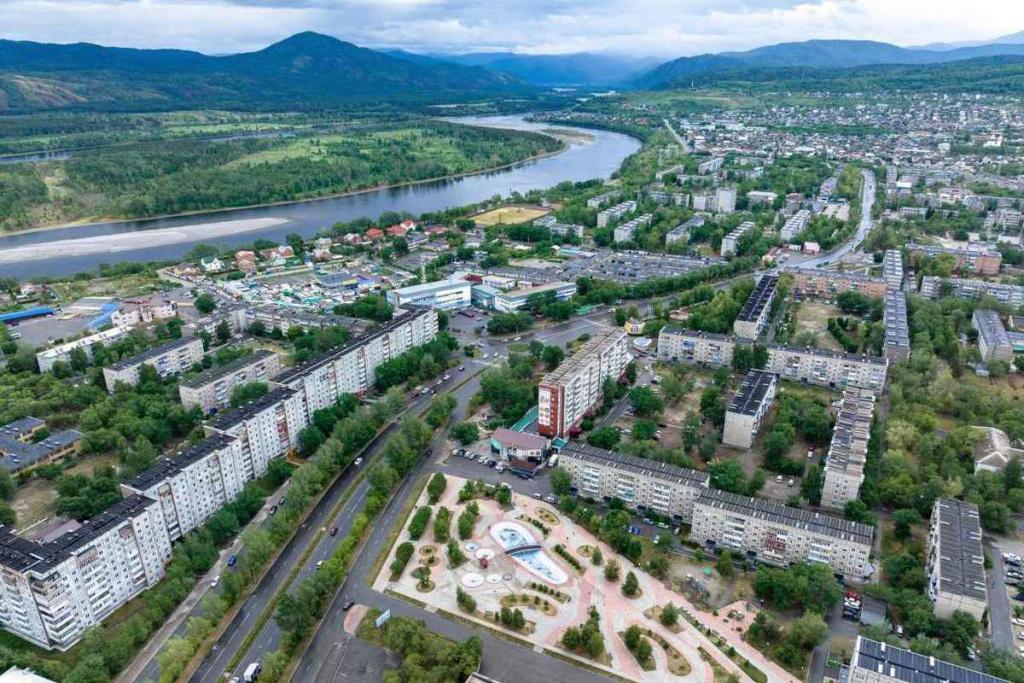 История Саяногорска Саяногорск с высоты