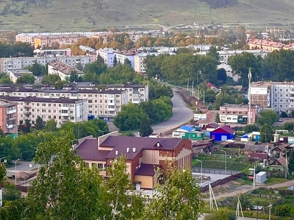 История Сорска Виды города летом