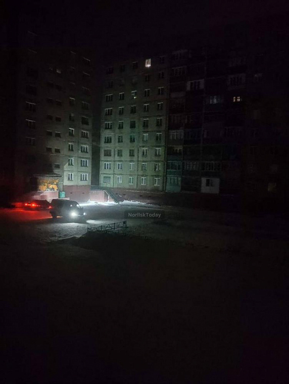 В Норильске без электричества остались почти 22 тысячи человек