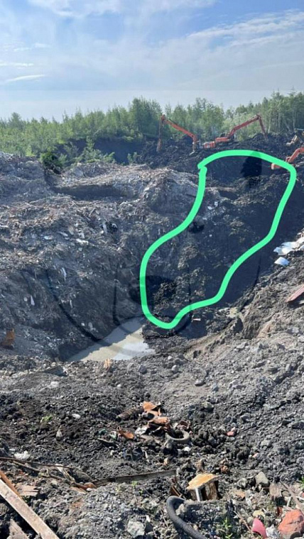 В Норильске нашли место, где находится ушедший под землю вагончик с женщиной-охранницей, но поисковые работы приостановили