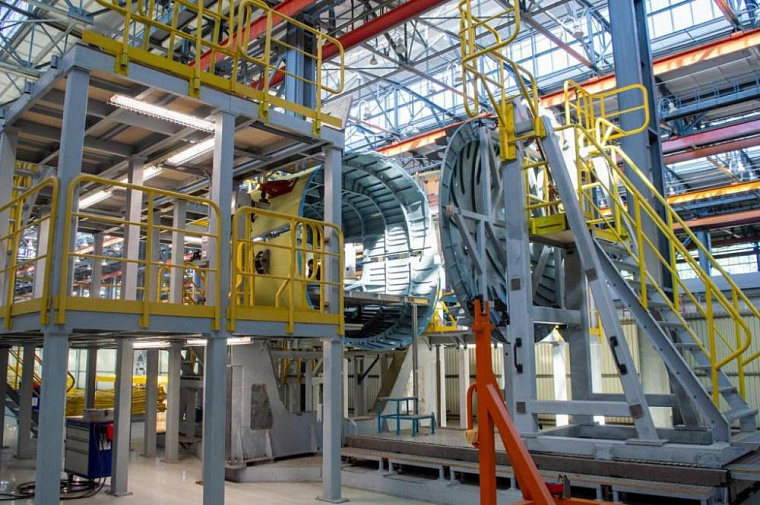 Авиастроители нижегородского «Сокола» собирают для иркутского МС-21 первый подкилевой отсек