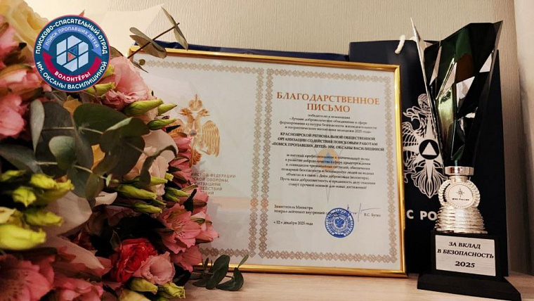 Красноярские поисковики и пожарный Томской области удостоены высших наград МЧС России