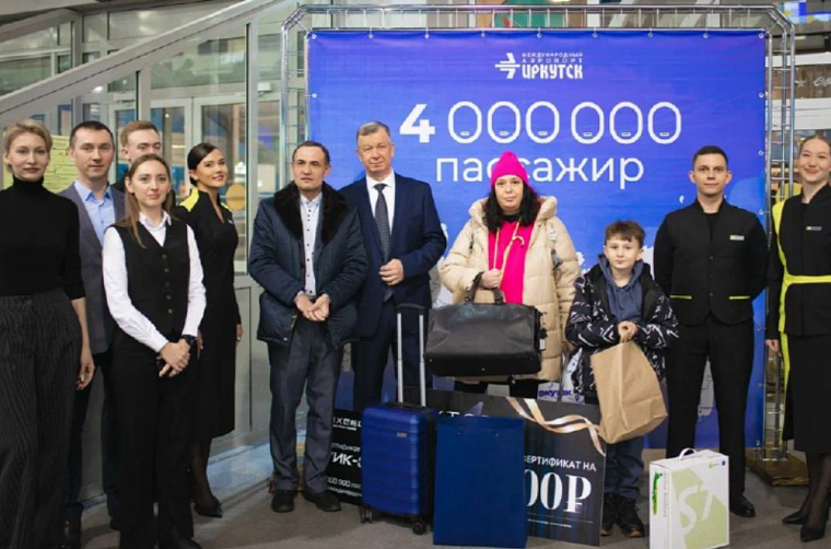 Пассажиропоток аэропорта Иркутска впервые в истории превысил 4 миллиона человек за год