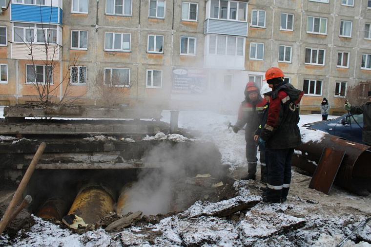 В Рубцовске Алтайского края после аварии на тепломагистрали полностью восстановлено отопление