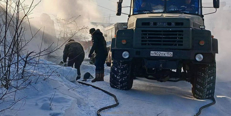 В Бодайбо Иркутской области завершили отогрев водовода и готовятся к запуску тепла