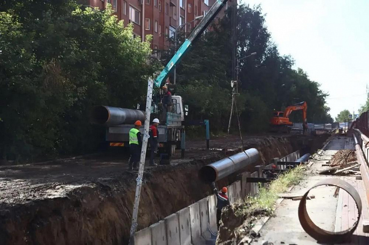 В Новосибирске в этом году заменят более 60 километров теплосетей