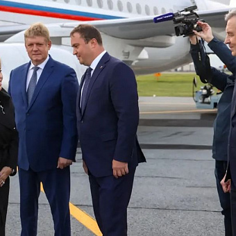 Обновлено: Председатель Совета Федерации Валентина Матвиенко прибыла в Омск с рабочей поездкой