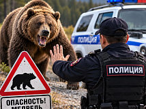 В Кызыле, столице Тывы, ликвидировали медведя, который пробрался в городской парк культуры и отдыха