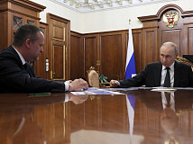 Глава Минтранса Андрей Никитин доложил президенту Владимиру Путину о ходе модернизации аэропорта в Братске