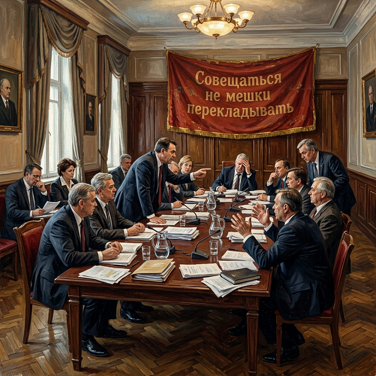 Прозаседавшиеся-2026, или, губернатор Красноярского края М. Котюков решил поднять промышленность своим советом 