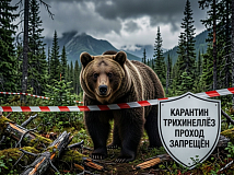 Третий регион Сибири ввёл карантин из-за трихинеллеза у медведя: теперь опасное заболевание нашли и в Туве
