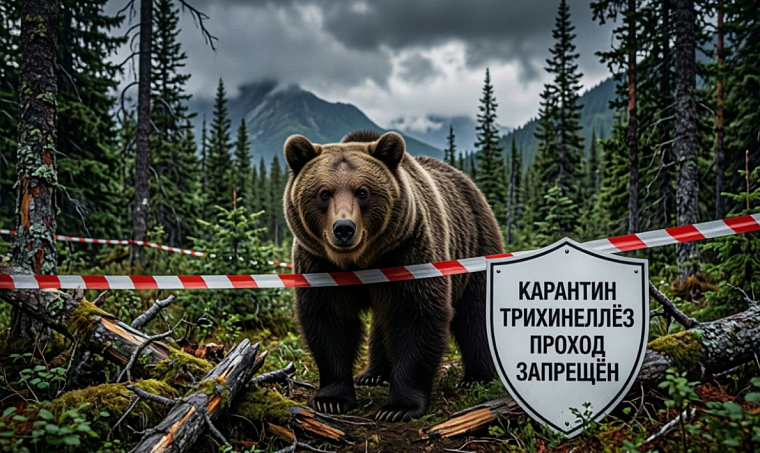 Третий регион Сибири ввёл карантин из-за трихинеллеза у медведя: теперь опасное заболевание нашли и в Туве