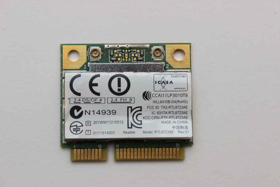 Wi-Fi модуль Realtek RTL8723AE WLL6410B-D4 для Toshiba C870