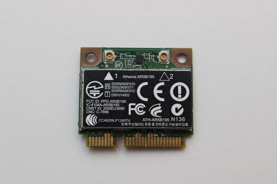 Wi-Fi модуль Atheros AR5B195 593127-001 WCBN606AH для HP