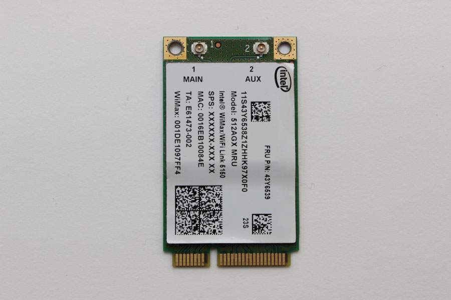 Wi-Fi модуль Intel 512AGX MRU WiMax WiFi Link 5150 для Lenovo