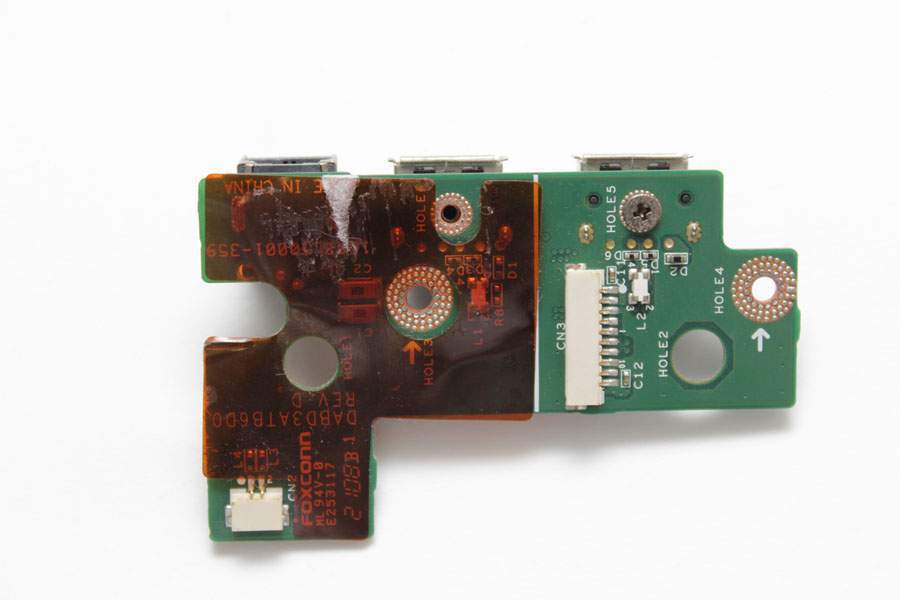 USB плата для Toshiba P305D DABD3ATB6D0 (2 USB + RJ-11)