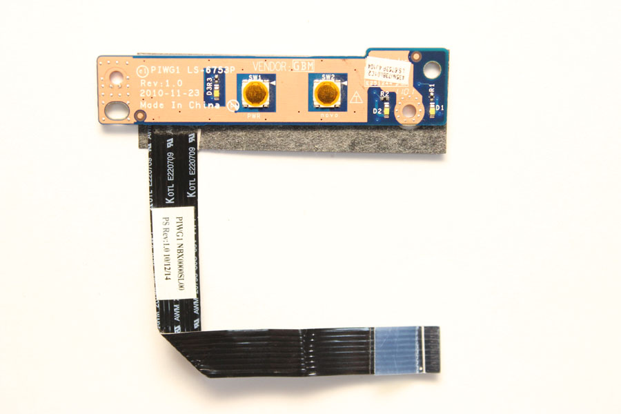 Плата включения для Lenovo G780 LS-6753P