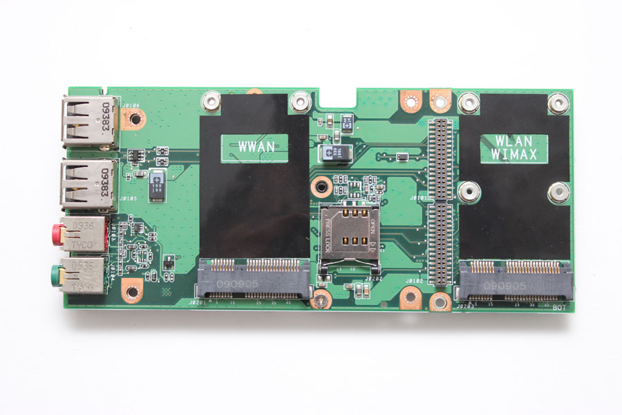 USB плата (2USB + 2 Audio Jack 3.5 + Cadr Reader + Sim Card Slot) 42W8041 для Lenovo ThinkPad SL500