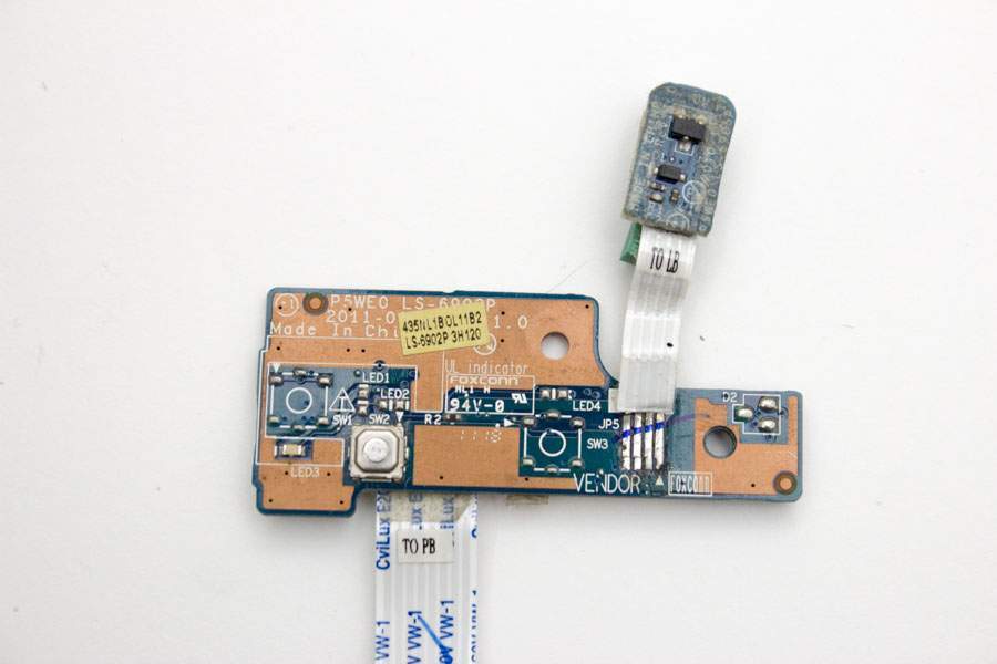 Плата включения со шлейфом для Packard Bell EasyNote TS11  81B605-FR7B03 LS-6902P
