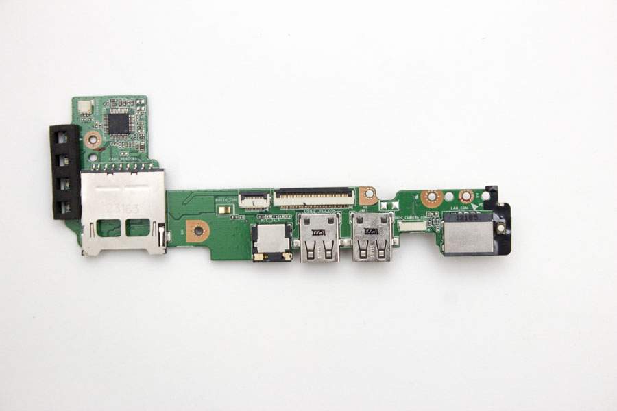 Плата включения для Asus Eee PC 1011 Card Reader + Audio Jack 3.5 + 2 USB + RJ-45 69NA3RB11A02-01