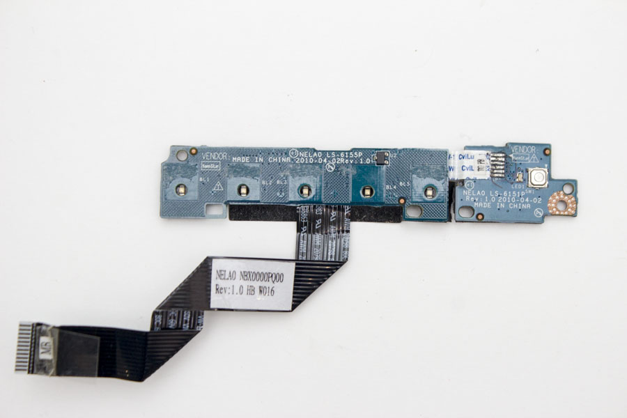 Плата включения в сборе с платой индикации LS-6155P для Packard Bell Easynote NX86  LS-6151P