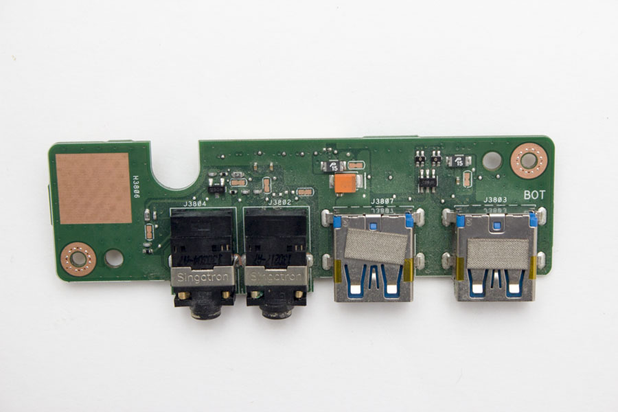 USB плата для Asus N76 60NB0130-CB1010 (2 USB 3.0 + 2 Audio Jack 3.5)