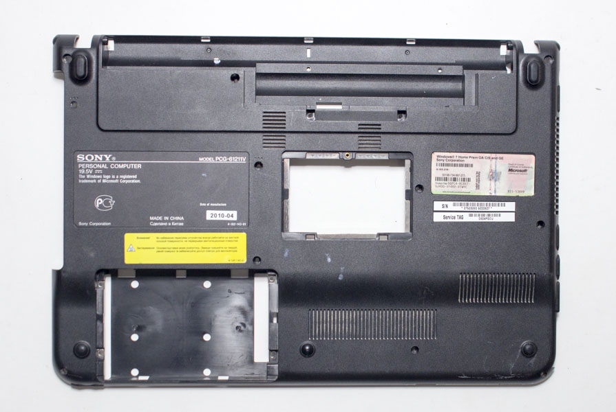 Нижняя часть корпуса (поддон) для Sony Vaio VPCEA 012-000A-2977-A PCG-61211V