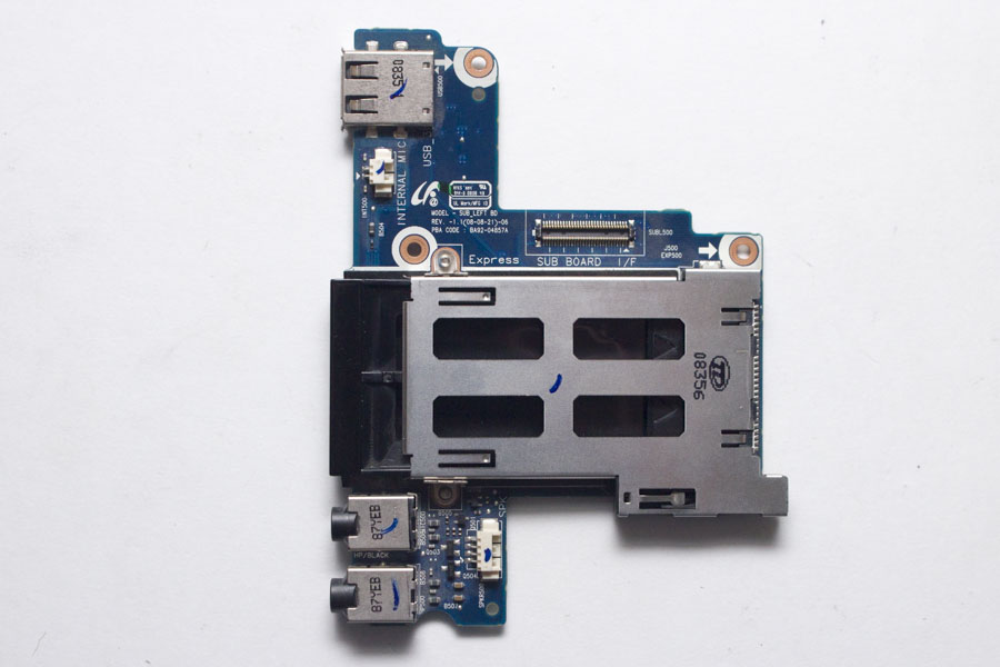 USB плата для Samsung X360 SUB_LEFT BD REV - 1.1(08-08-21)-06